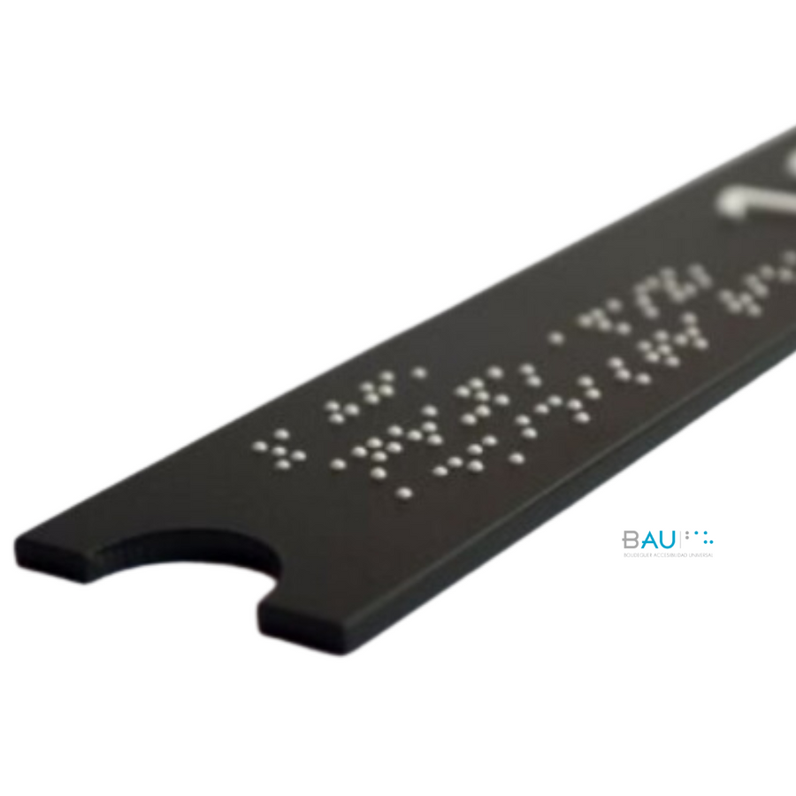 Señalética Braille - Regleta BAU